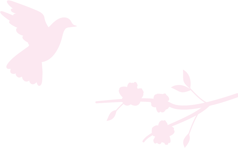 鳥と桜